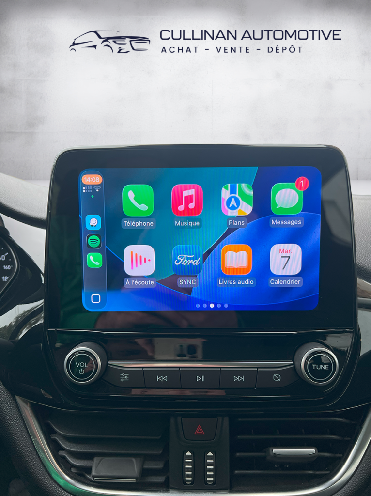 Ford Fiesta argentée en excellent état vue de l'intérieur – Cullinan Automotive