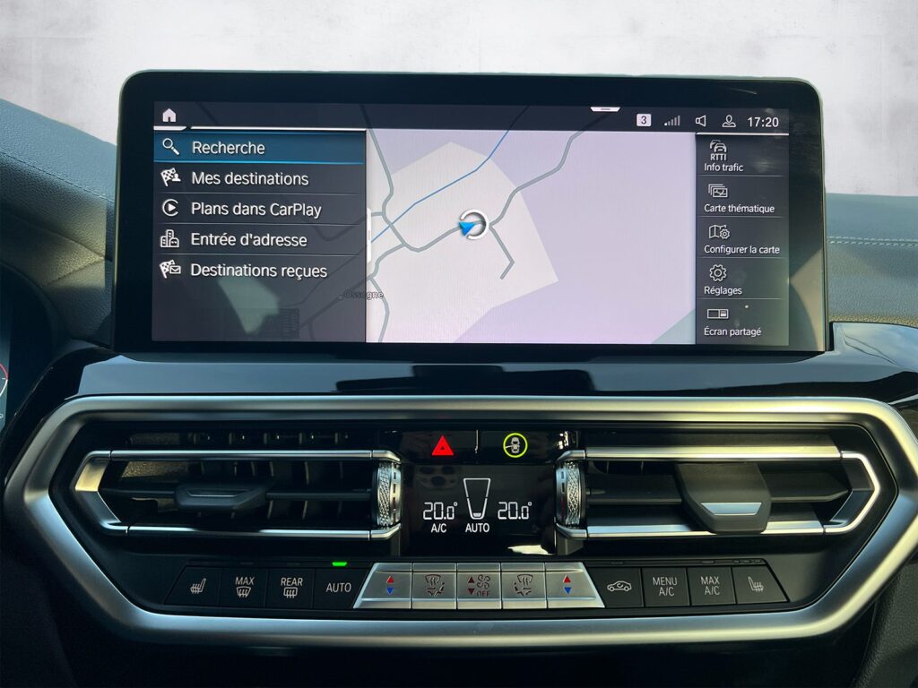 BMW X3 noir SUV premium moderne vue de l'intérieur – Cullinan Automotive