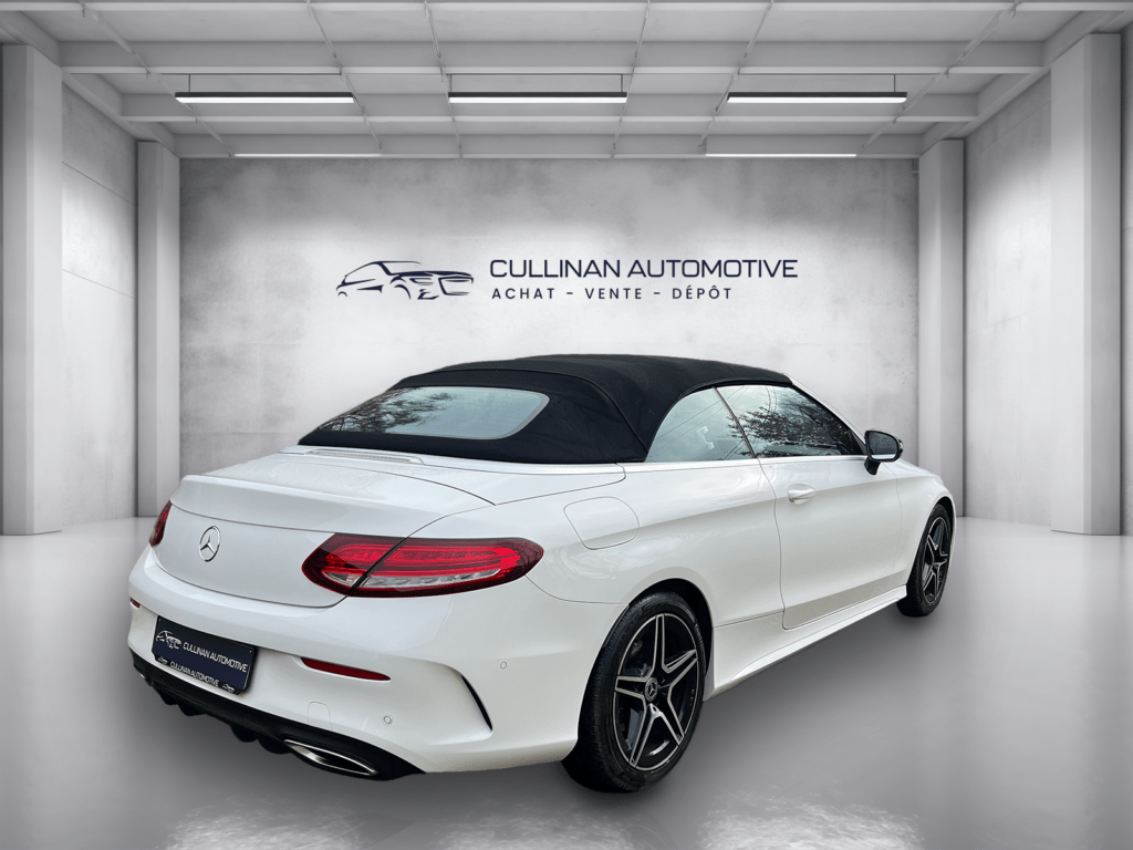Mercedes C180 blanche décapotable – Cullinan Automotive