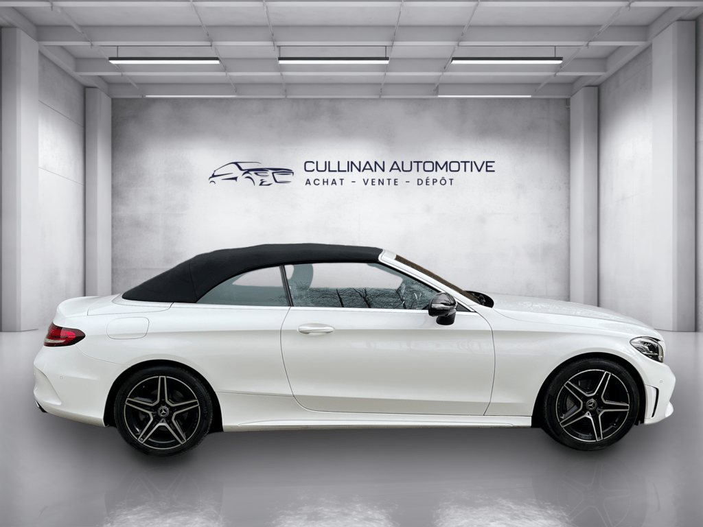 Mercedes C180 blanche décapotable – Cullinan Automotive