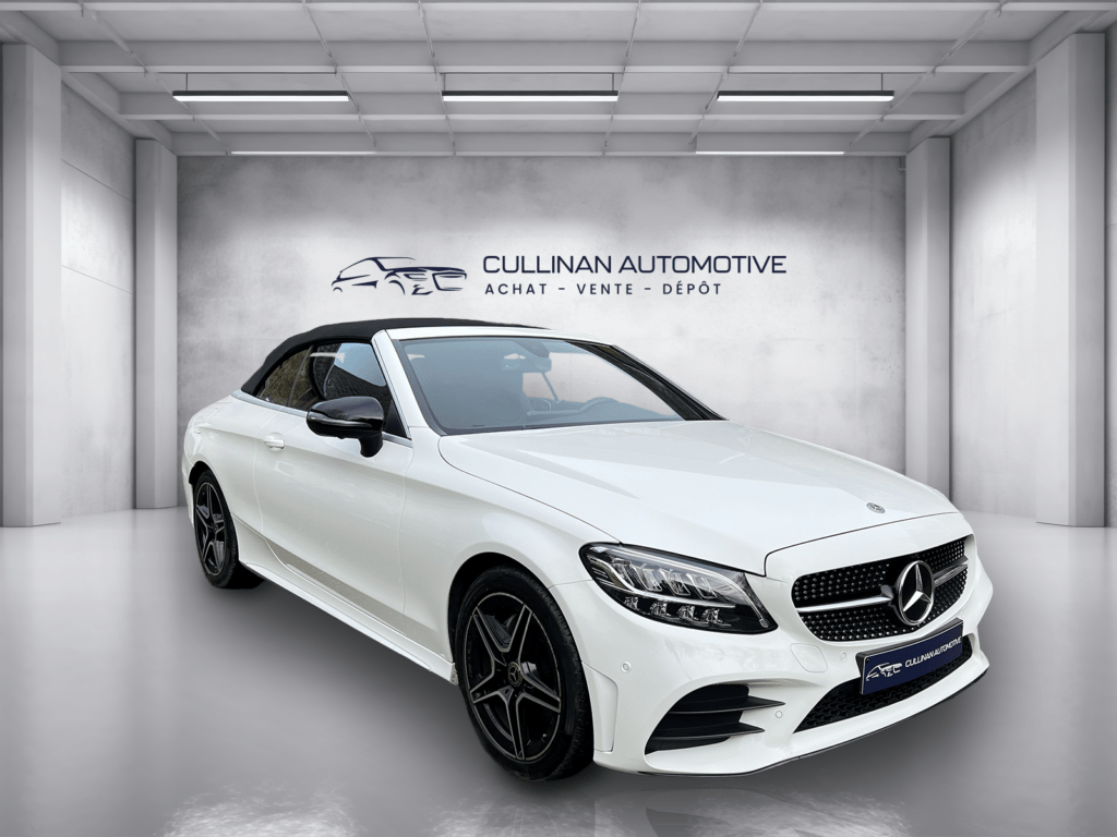 Mercedes C180 blanche décapotable – Cullinan Automotive