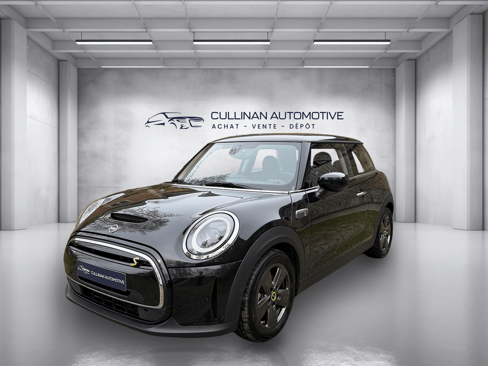 Mini Cooper SE noire électrique citadine - Cullinan Automotive