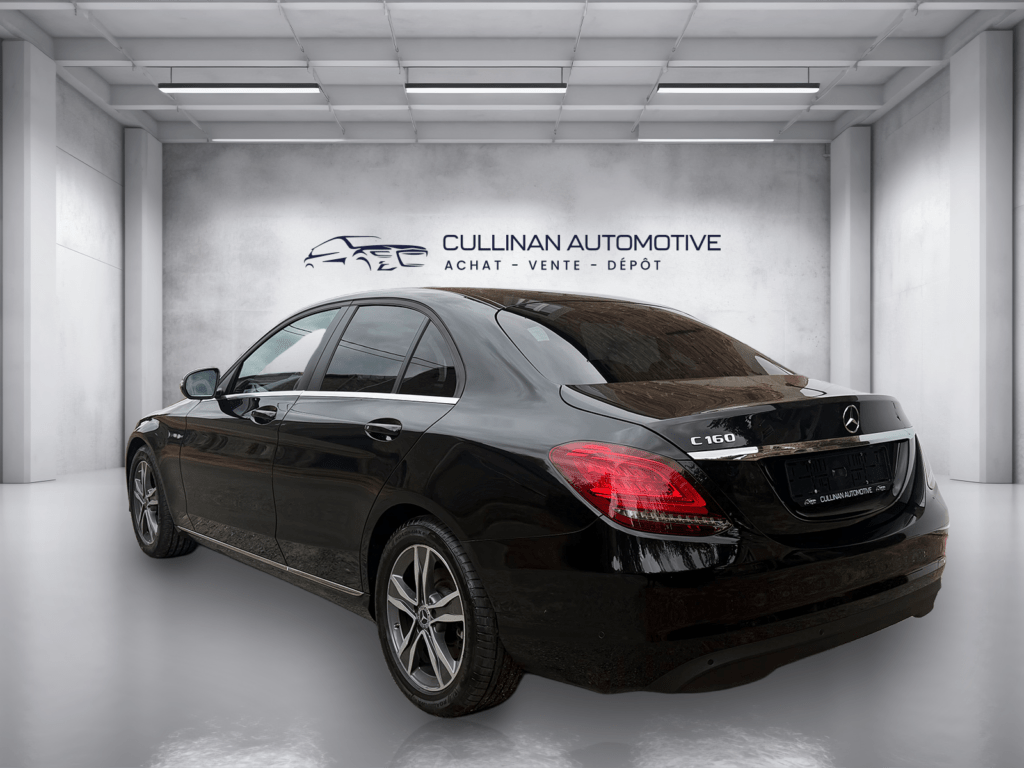 Mercedes C160 noire berline élégante – Cullinan Automotive