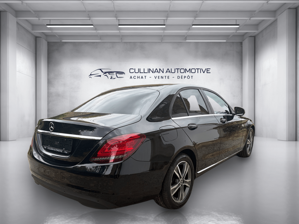 Mercedes C160 noire berline élégante – Cullinan Automotive