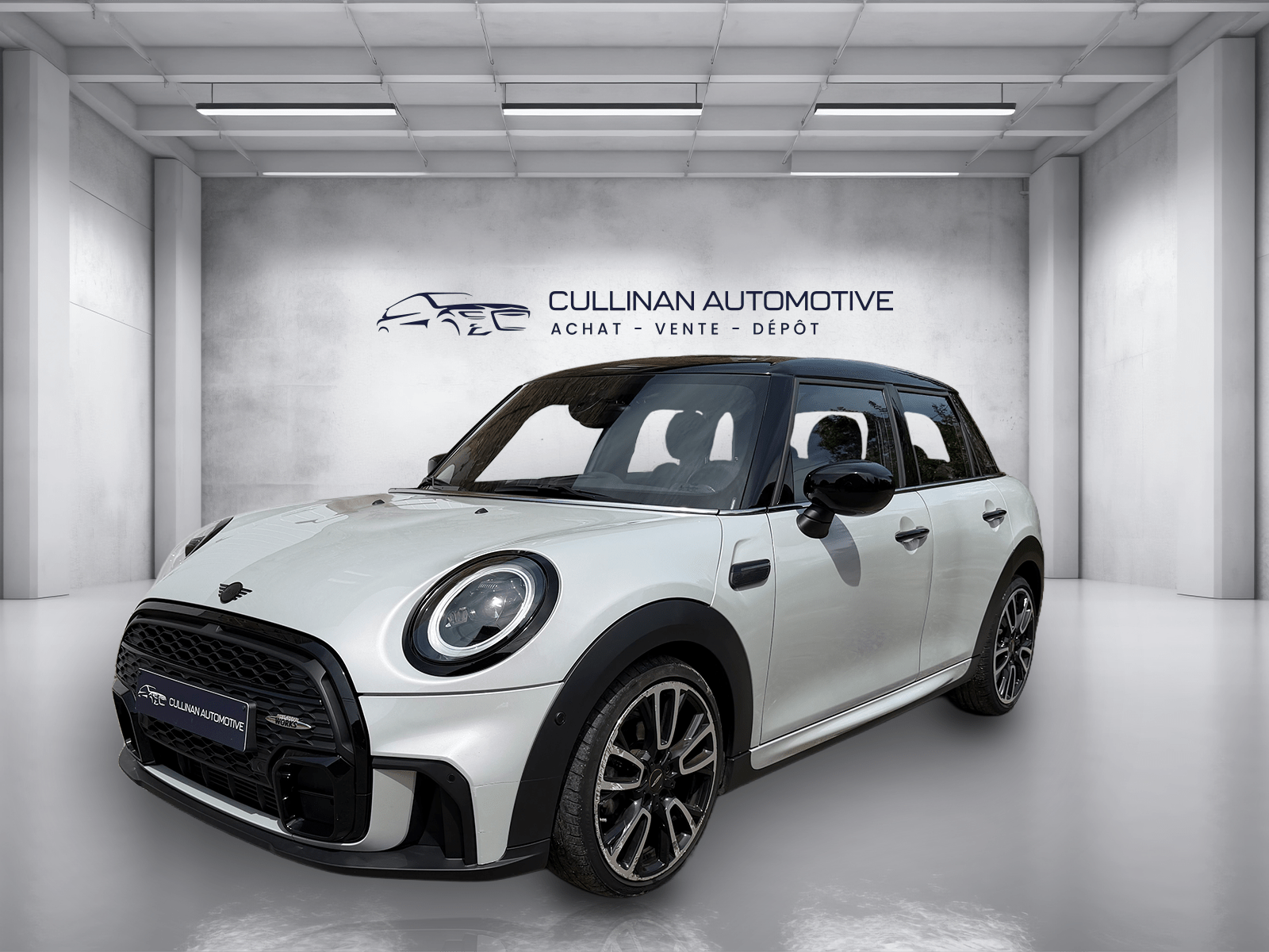 Mini Cooper JCW blanche métallisée sportive – Cullinan Automotive