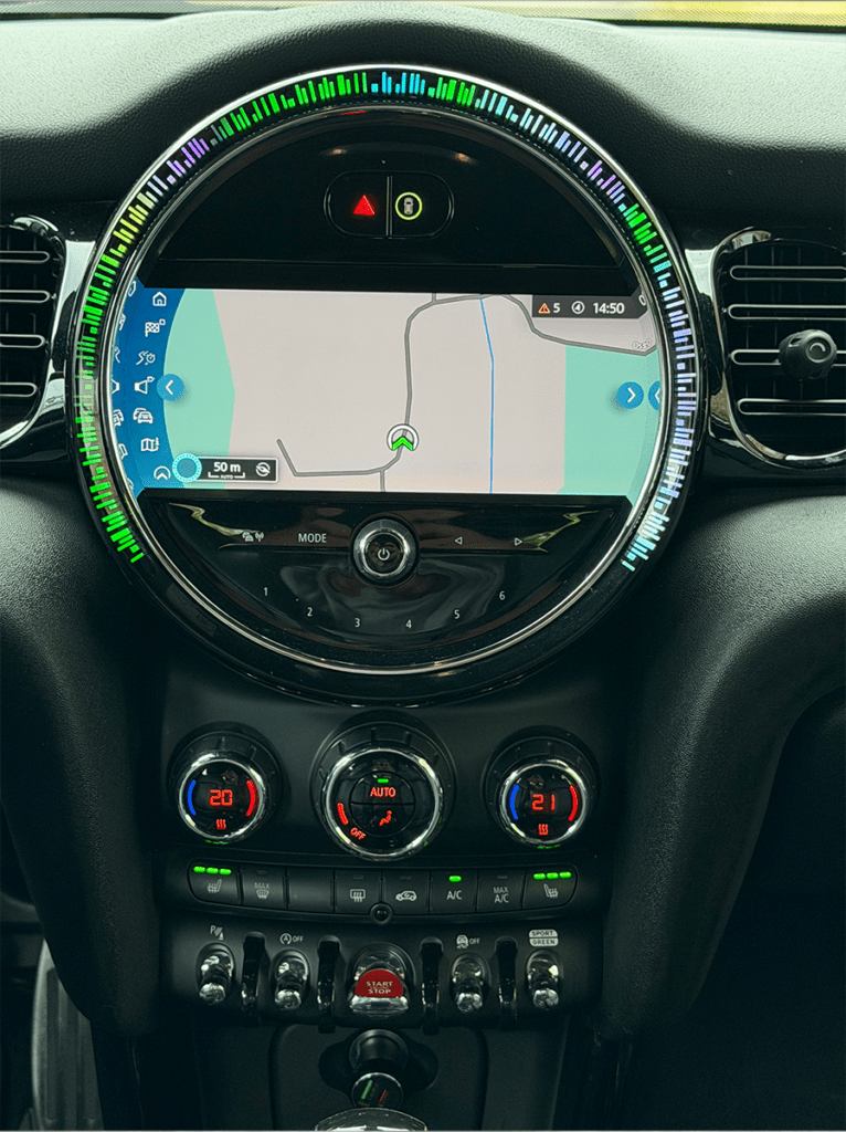 Mini Cooper JCW blanche métallisée sportive intérieur – Cullinan Automotive